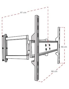 Soporte Strong Rhino para pantalla articulado