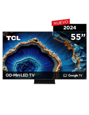 Pantalla TCL Mini LED De 55 Pulgadas 4K UHD Con Google TV