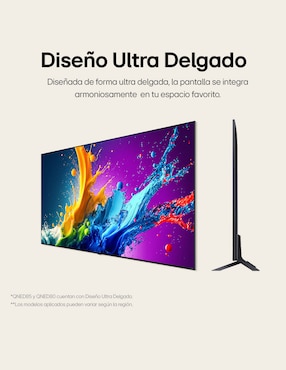 Pantalla Smart TV LG QNED de 50 pulgadas 4K 50QNED80TSA con WebOS