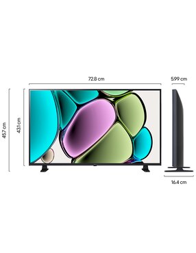 Pantalla Smart TV Lg LED de 32 pulgadas Full HD 32LR65DBPSA