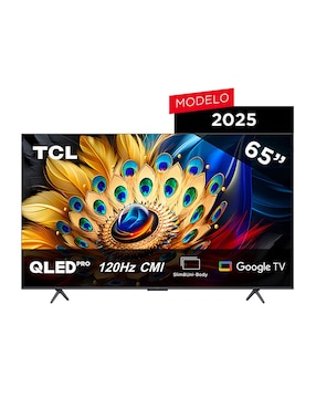 Pantalla TCL QLED De 65 Pulgadas 4K UHD 65Q651G Con Google TV