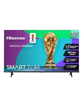 Pantalla Hisense LED de 32 pulgadas 4K/UHD 32A4NV con vidaa