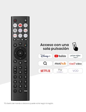 Pantalla Hisense LED de 32 pulgadas 4K/UHD 32A4NV con vidaa