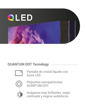 Pantalla Smart TV Hyundai QLED de 60 pulgadas 4K/UHD HYLED6007QR con Roku TV con AI Transparente