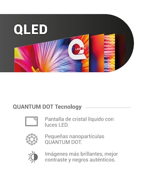 Pantalla Smart TV Hyundai Qled 32 pulgadas Full HD HYLED3258QR con Roku Tv
