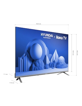 Pantalla Smart TV Hyundai QLED de 43 pulgadas Full HD HYLED4327QR con Roku TV