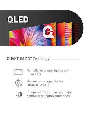 Pantalla Smart TV Hyundai QLED de 43 pulgadas Full HD HYLED4327QR con Roku TV