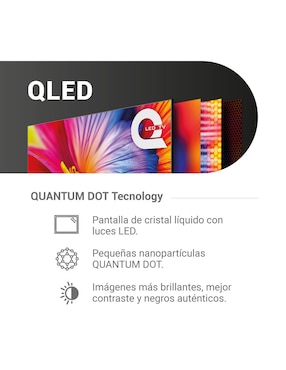 Pantalla Smart TV Hyundai QLED 70 pulgadas 4K/UHD HYLED7007QG Google Tv