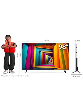 Pantalla Lg UHD de 98 pulgadas 4K/UHD 98UT9050PSA con WebOS