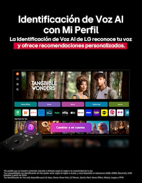 Pantalla smart TV LG QNED de 100 pulgadas 4K 100QNED86AS con evo AI
