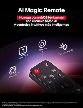 Pantalla smart TV LG QNED de 100 pulgadas 4K 100QNED86AS con evo AI