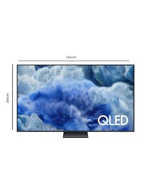 Pantalla Samsung QLED 65 pulgadas 4K QN65Q8FAAFXZX con tizen con AI UPSCALING