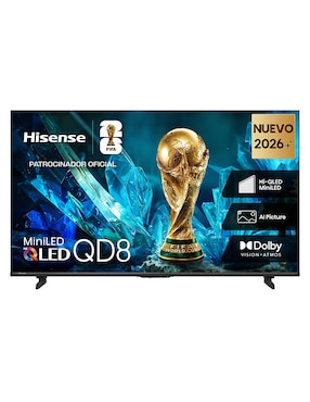 Pantalla Hisense Mini LED de 50 pulgadas 4K 50QD8SV con Al Smooth Motion