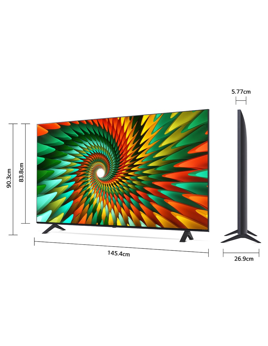 Pantalla Smart TV LG QNED de 55 pulgadas 4K/UHD 55QNED75SRA con WebOS