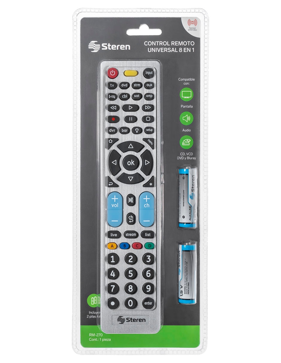 Control remoto para TV RM-270 2