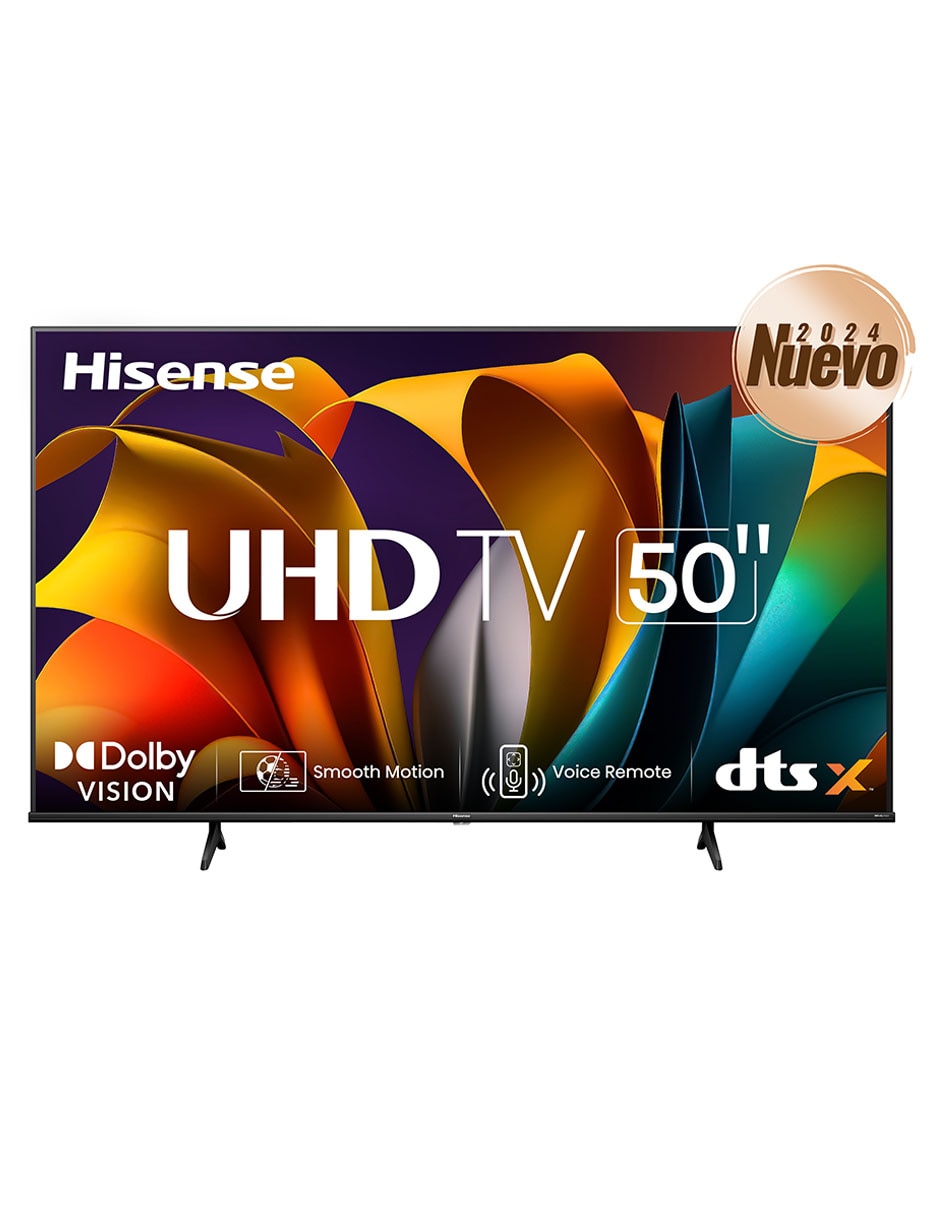 Pantalla Smart TV Hisense LED de 50 pulgadas 4K UHD con Google TV