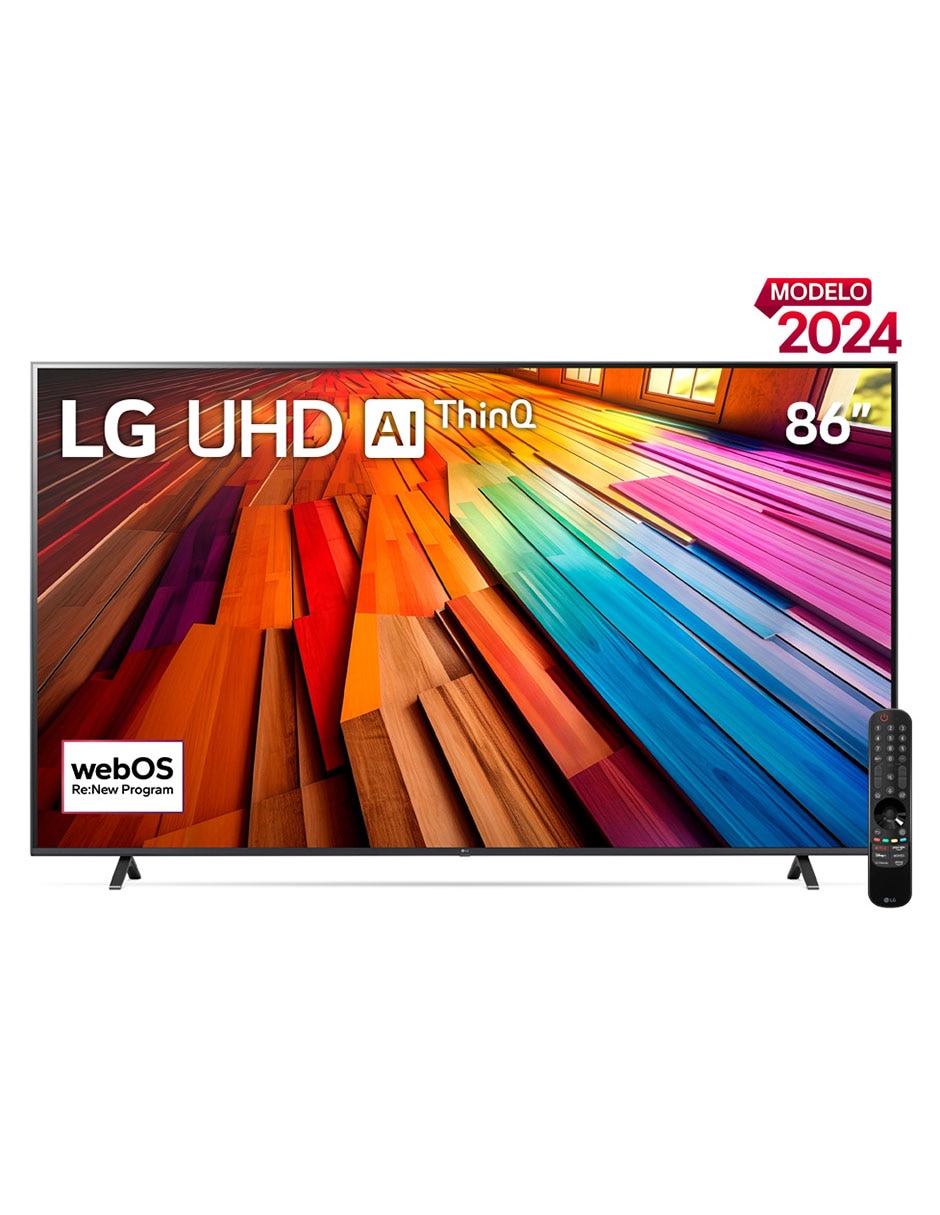 Pantalla LG LED de 86 pulgadas 4K 86ut8050psb con WebOs