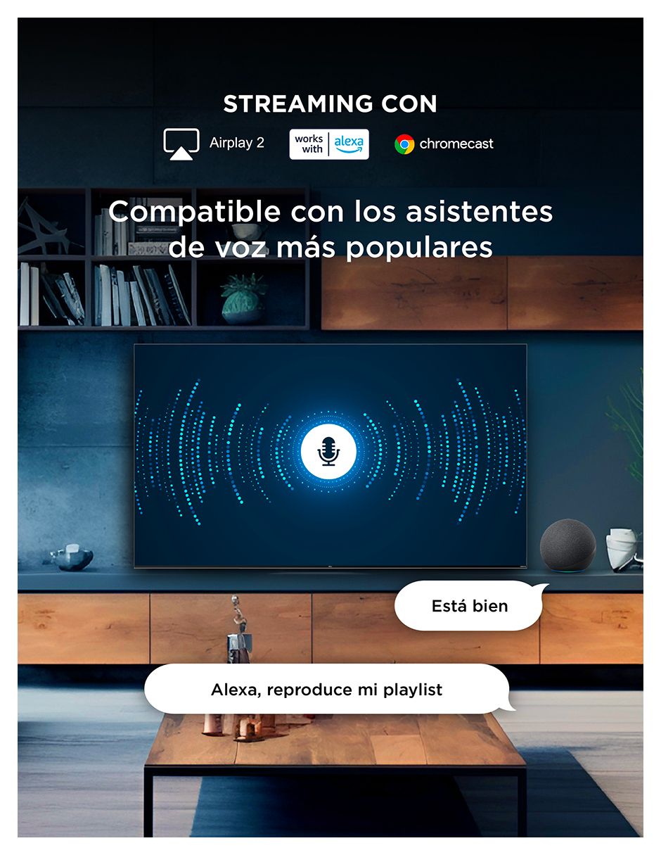 Pantalla QLED de 98 pulgadas 4K/UHD 98Q651G con Google TV 10