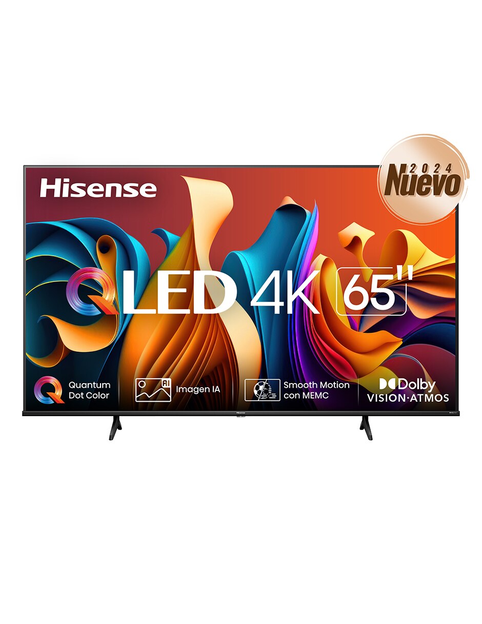 Pantalla Smart Tv Hisense de 65 pulgadas 4K 65QD6N con Google TV