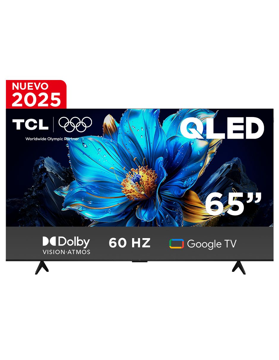 Pantalla QLED de 65 pulgadas 4K/UHD 65Q6K con Google TV 2