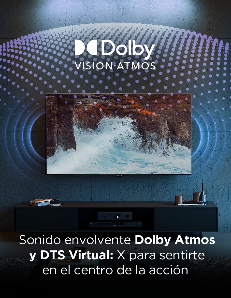 Pantalla QLED de 65 pulgadas 4K/UHD 65Q6K con Google TV 9