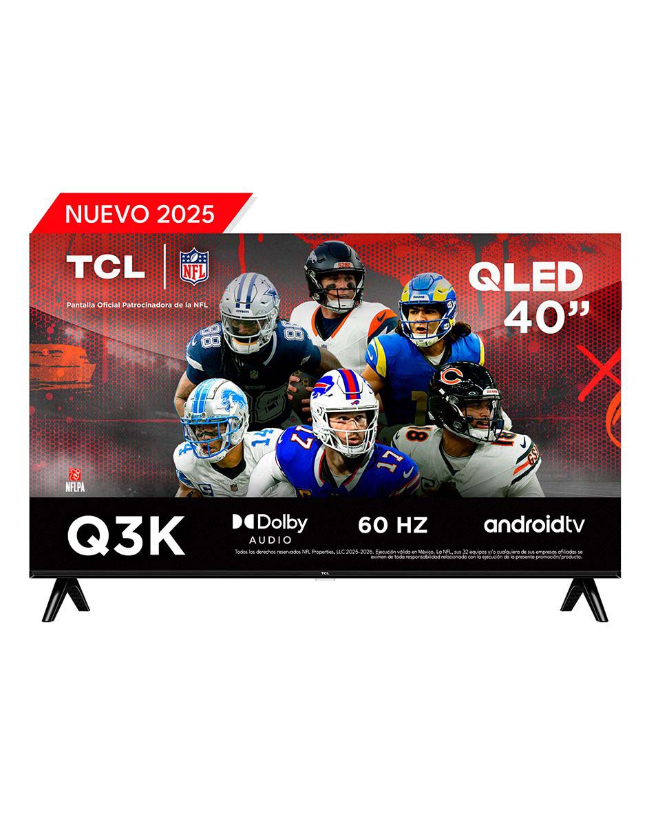 Pantalla QLED de 43 pulgadas 4K/UHD 43Q6K con Google TV 2