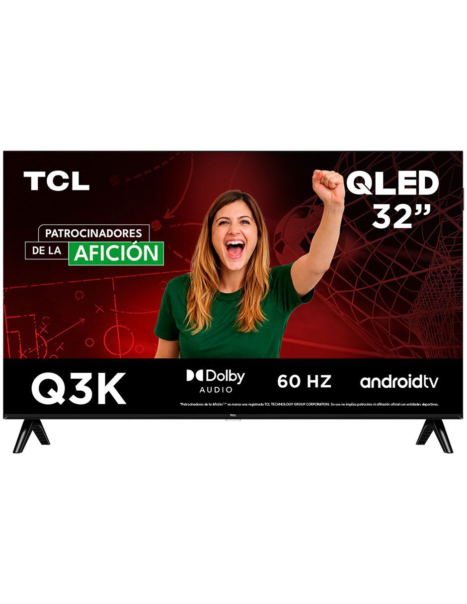 Pantalla QLED de 32 pulgadas Full HD 32Q3K con Android TV