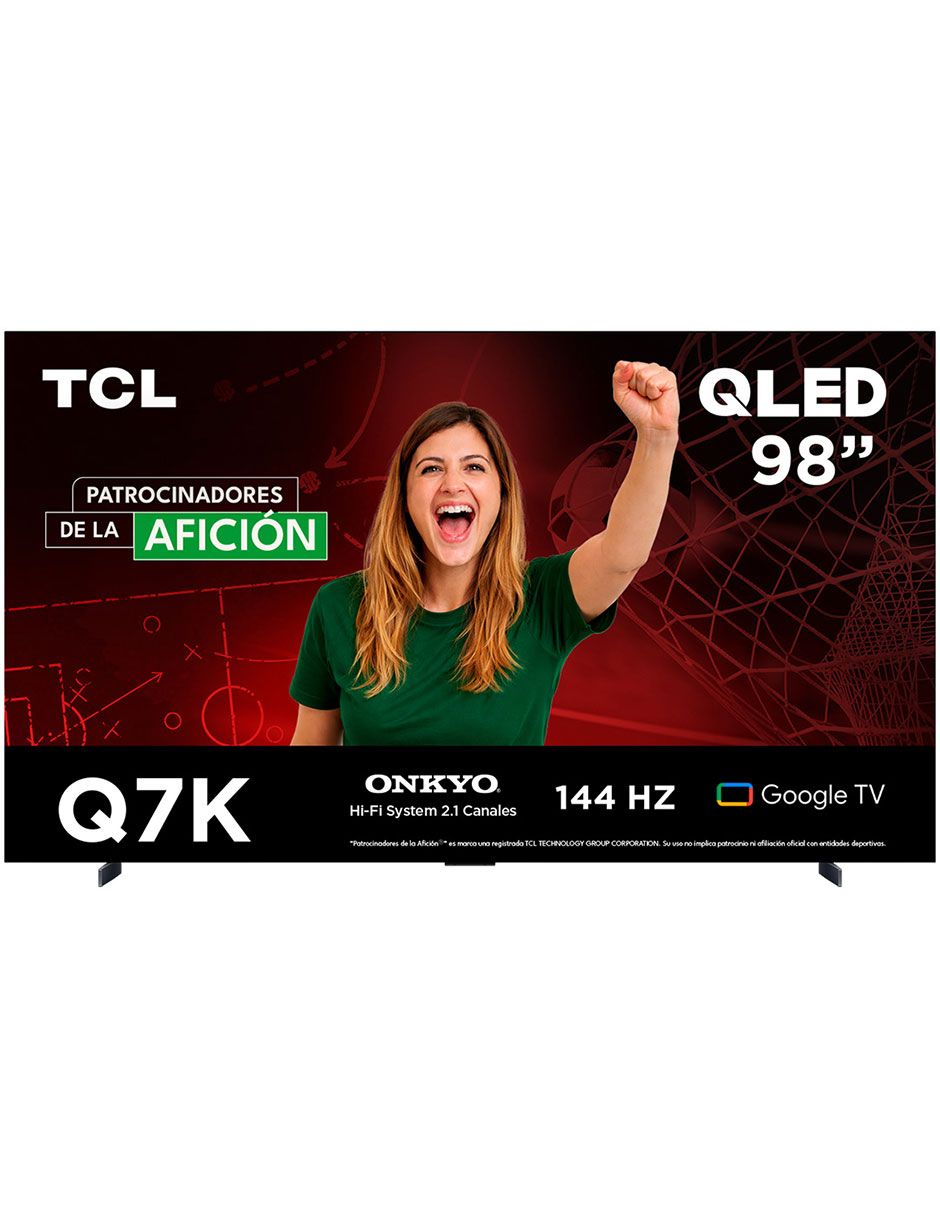 Pantalla QLED de 98 pulgadas 4K/UHD 98Q7K con Google TV