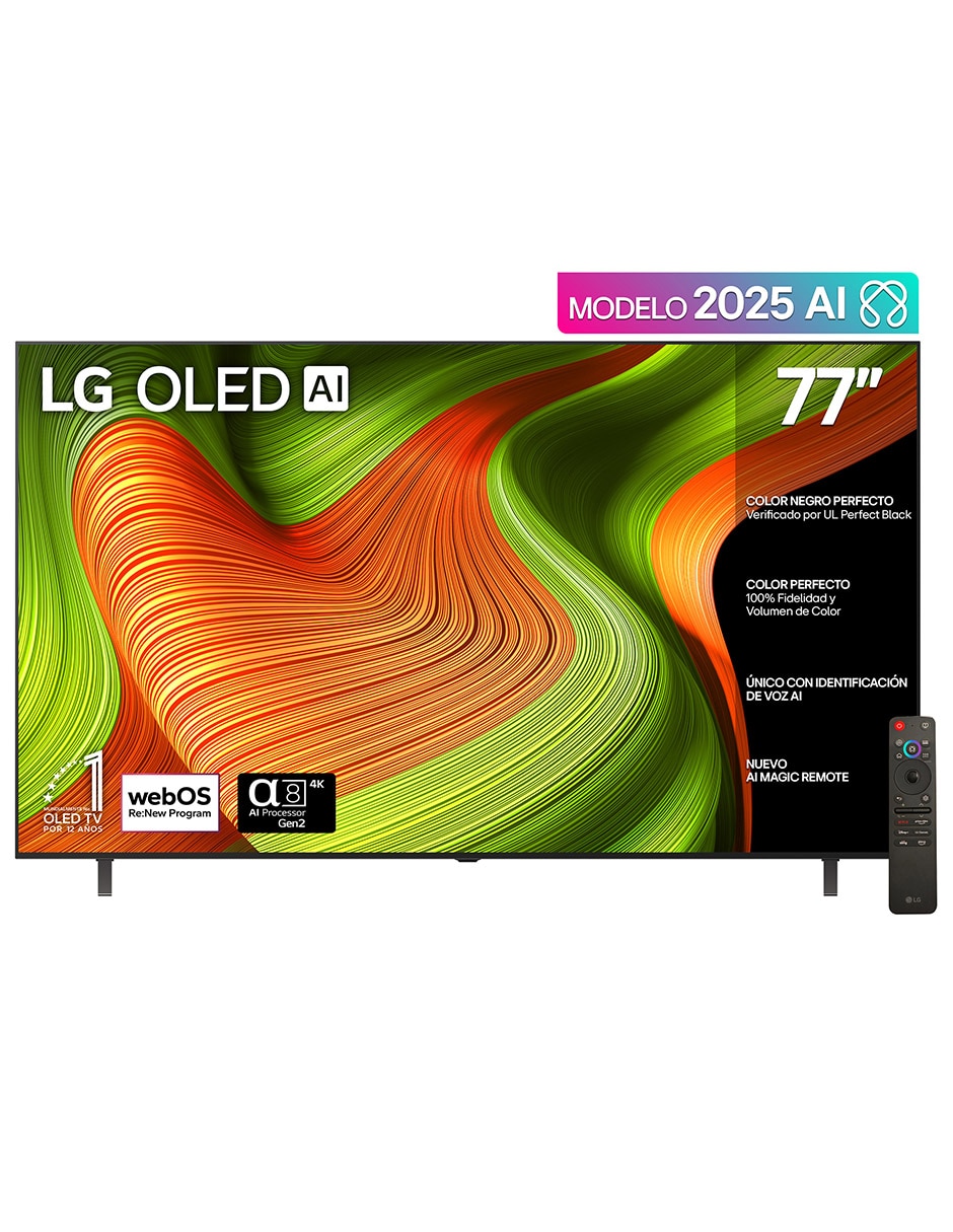Pantalla Lg OLED de 77 pulgadas 4K/UHD OLED77B5 con AI webOS 2