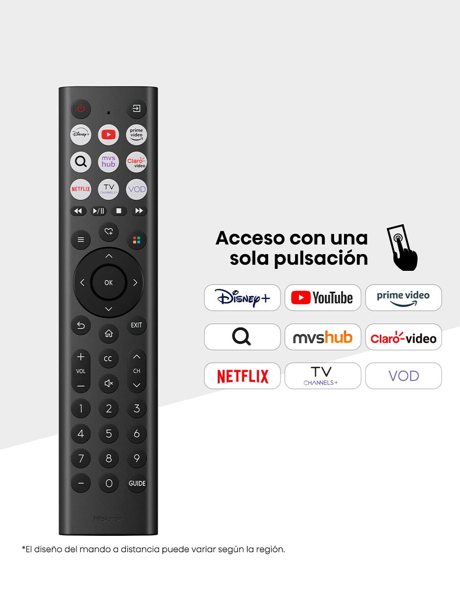 Pantalla LED de 32 pulgadas 4K/UHD 32A4NV con vidaa 11