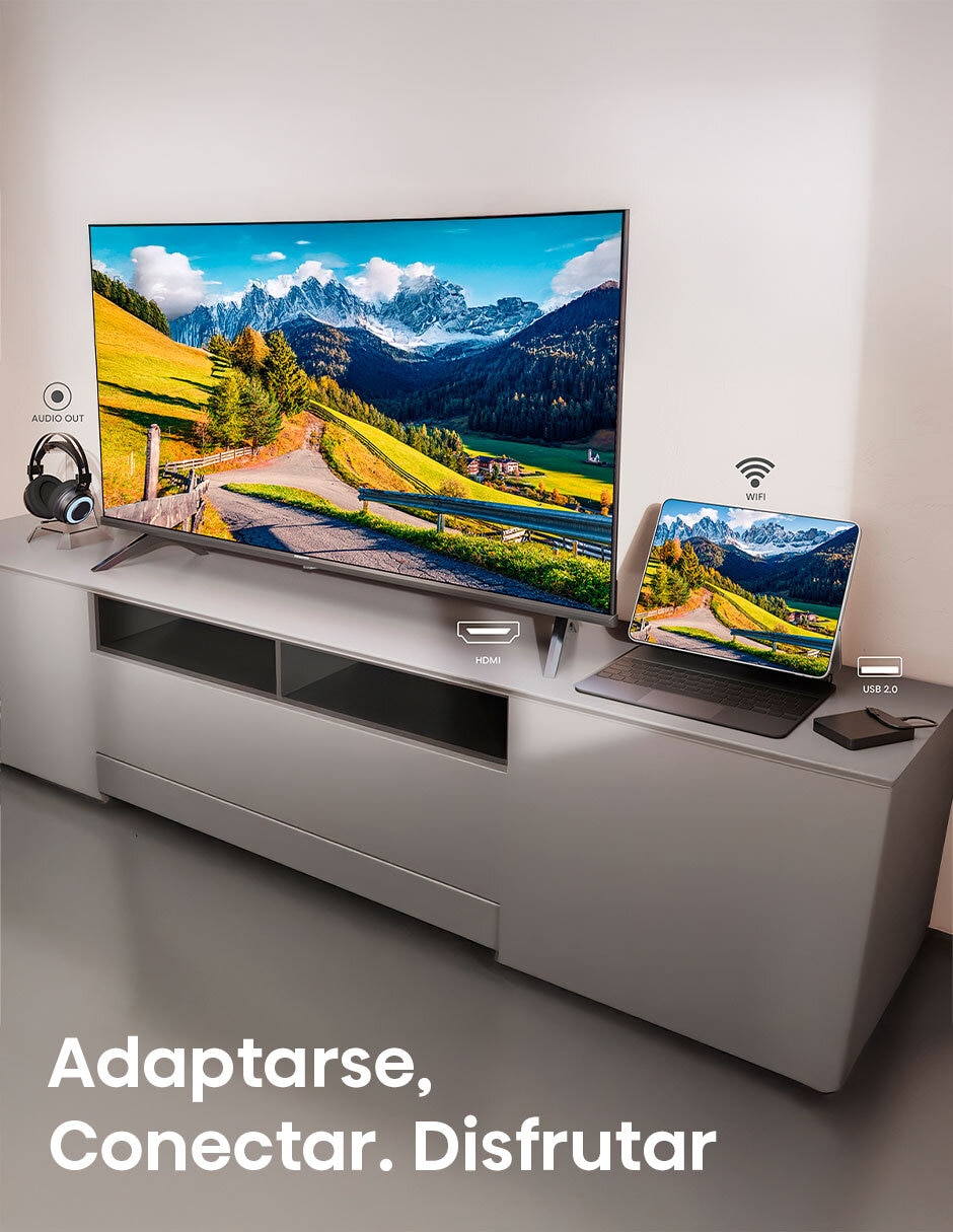 Pantalla LED de 32 pulgadas 4K/UHD 32A4NV con vidaa 6