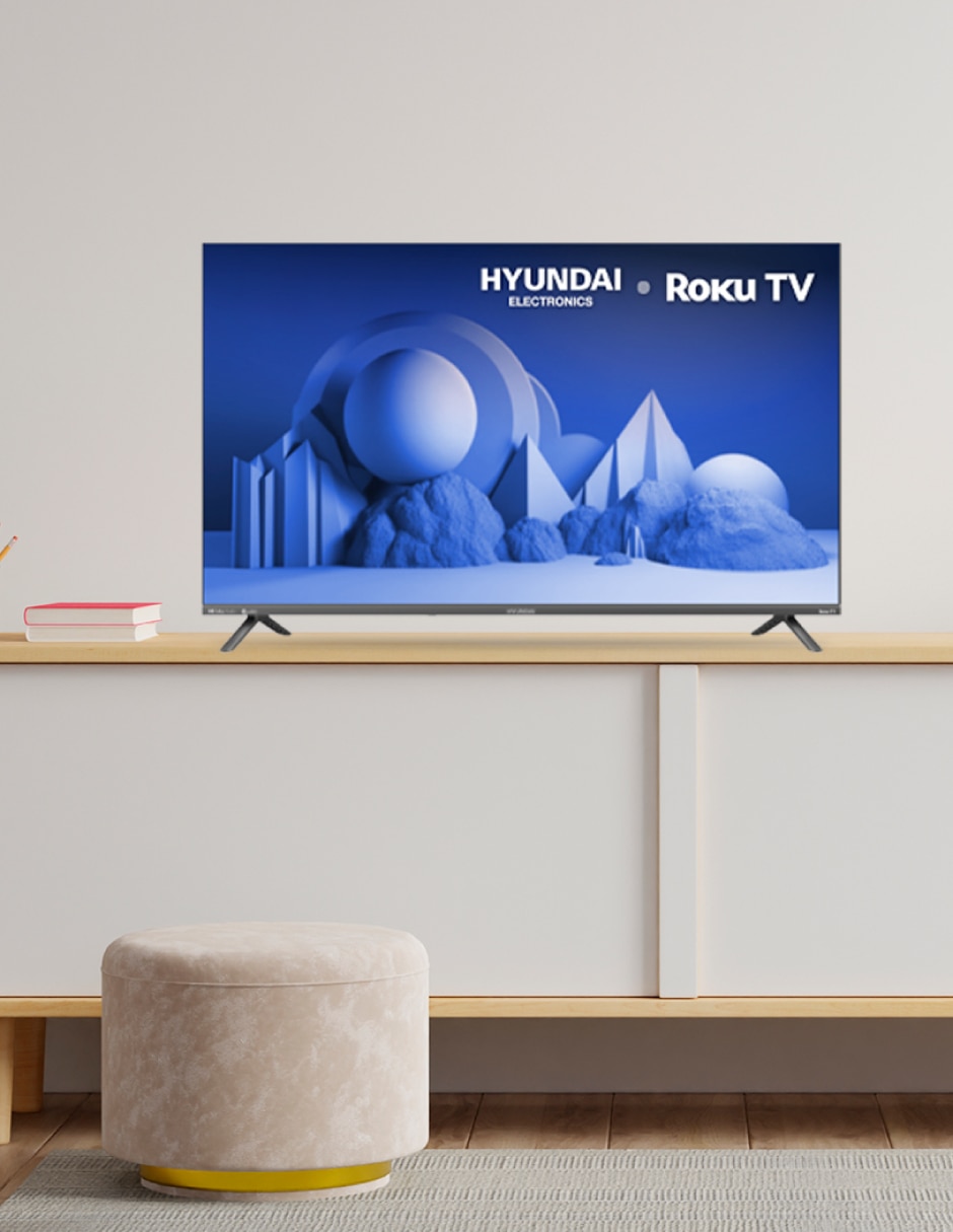 Pantalla Smart TV QLED de 43 pulgadas Full HD HYLED4327QR con Roku TV 2