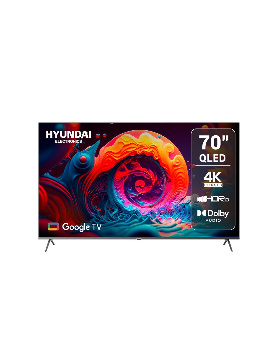 Pantalla Smart TV QLED 70 pulgadas 4K/UHD HYLED7007QG Google Tv Pantalla Smart TV QLED 70 pulgadas 4K/UHD HYLED7007QG Google Tv