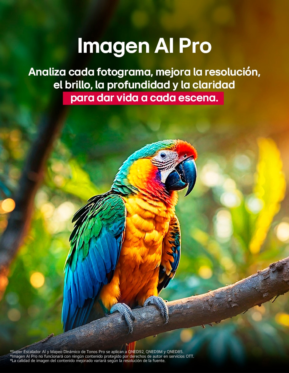 Pantalla smart TV QNED de 100 pulgadas 4K 100QNED86AS con evo AI 4