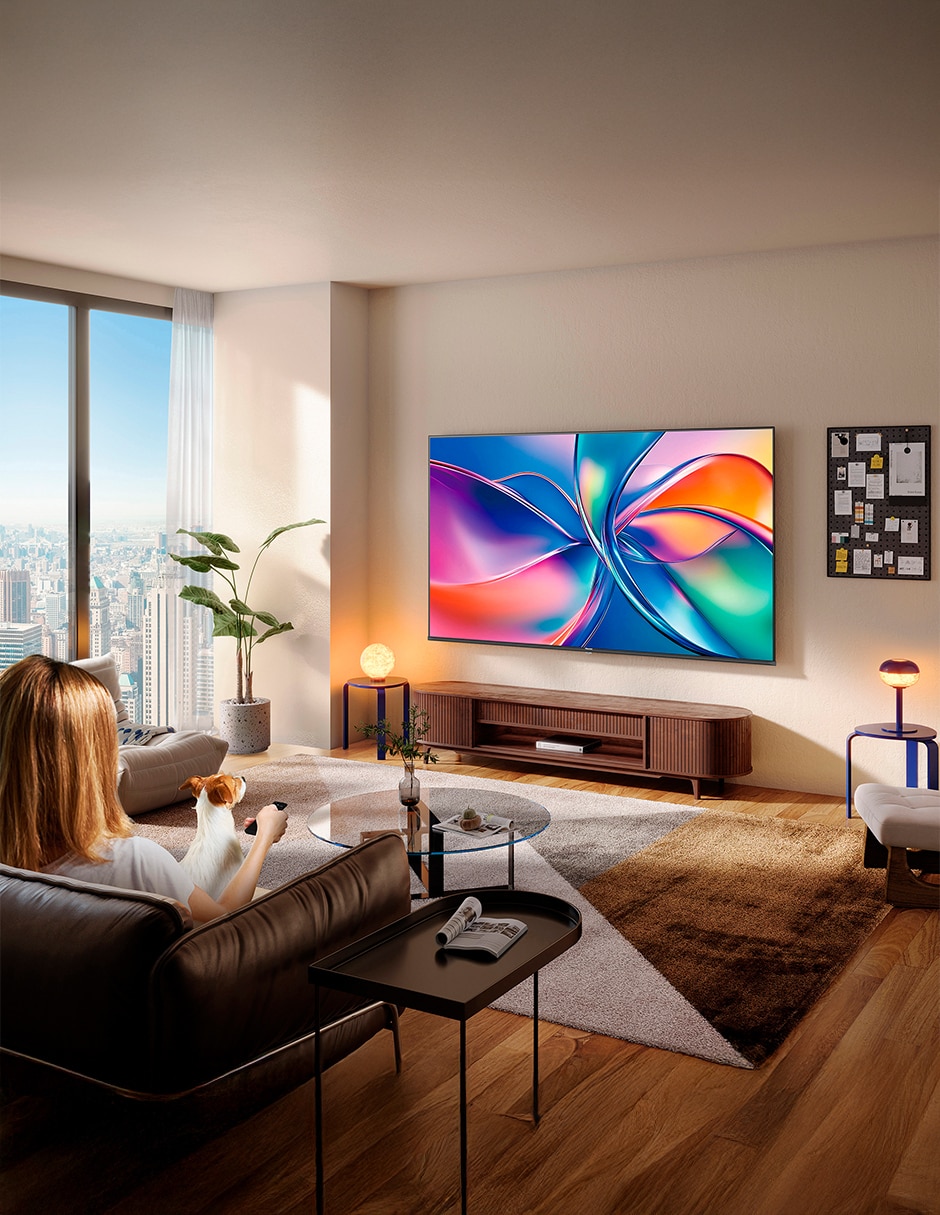 Pantalla QLED de 85 pulgadas 4K/UHD 85QD6QV con Vidaa con AI Smooth Motion 13