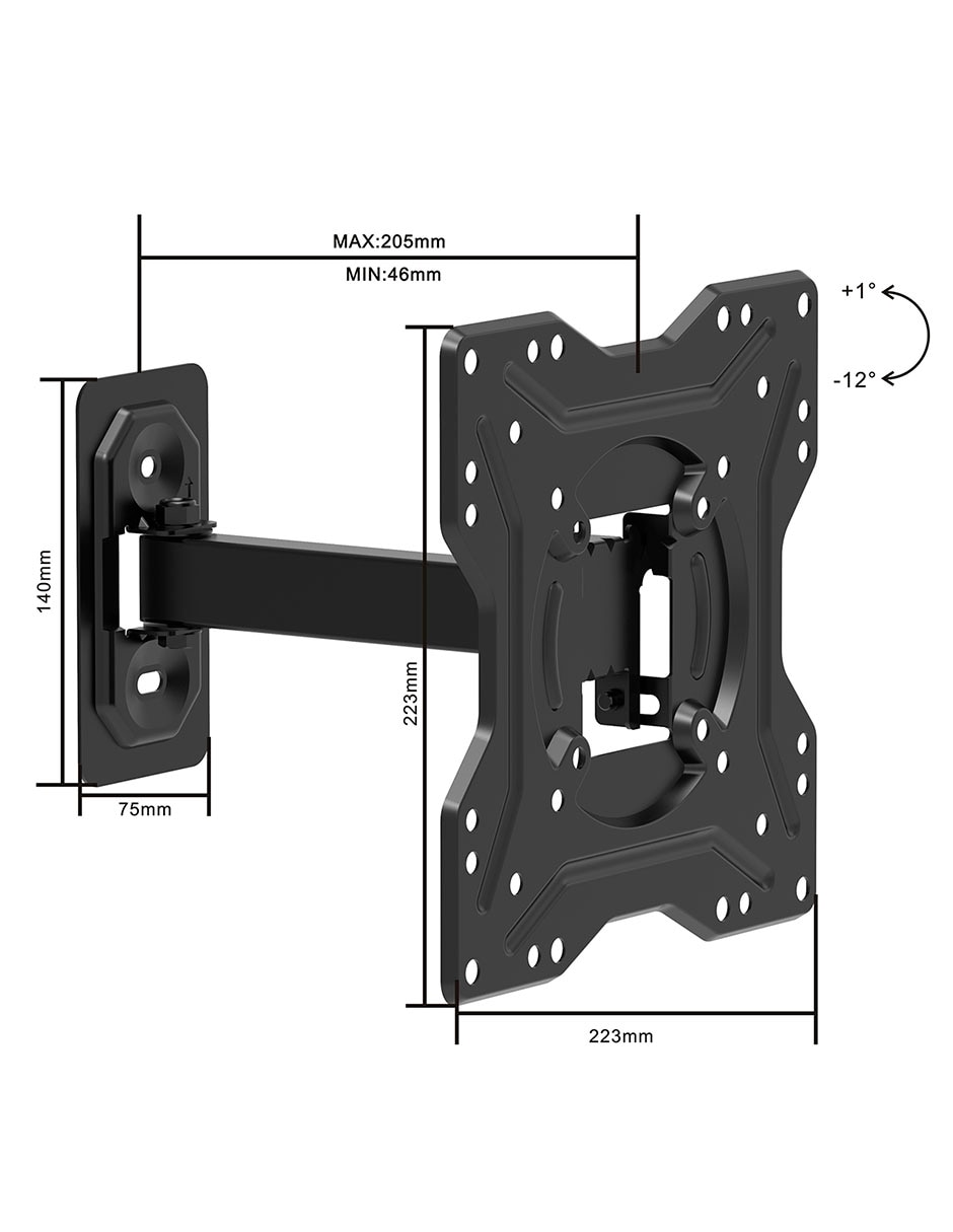 Soporte para pantalla articulado 26-23 pulgadas 5